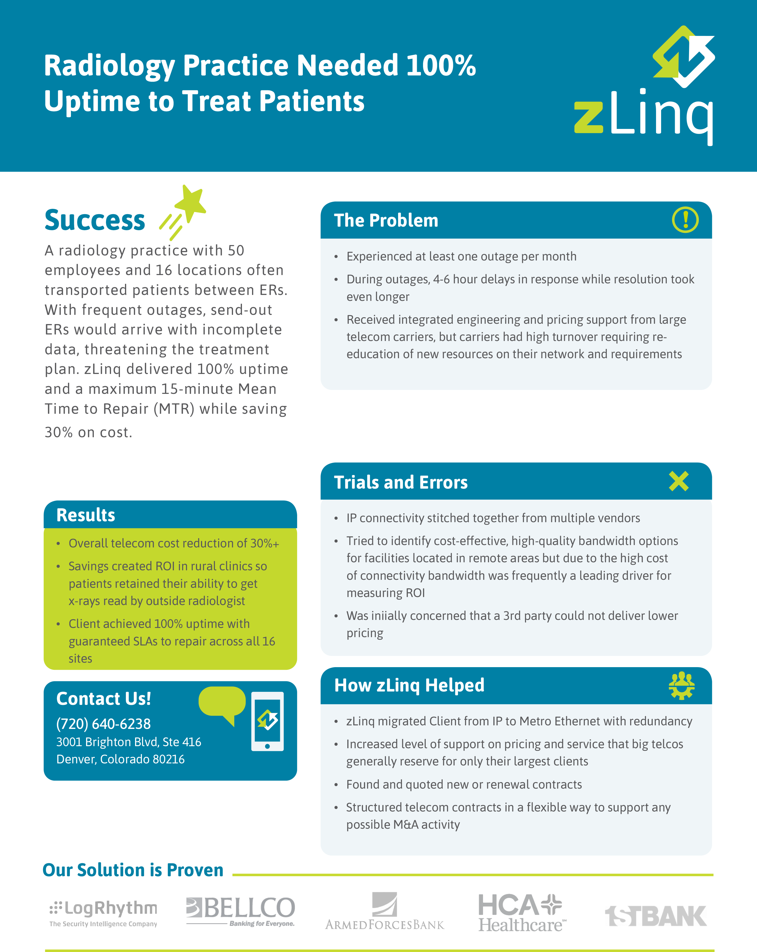 16-Location Radiology Practice Case Study