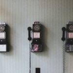 Old telephones