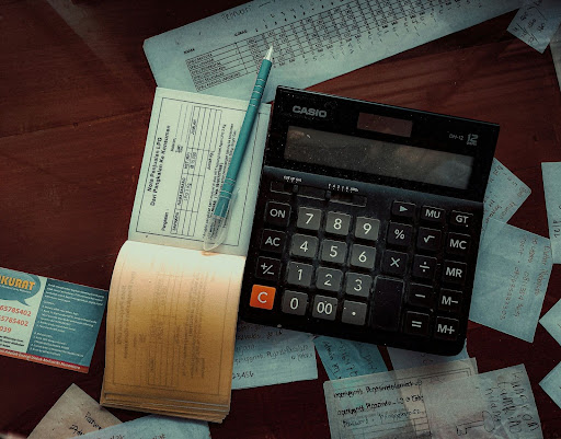 Calculator and expense documents